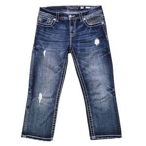 Miss Me | Distressed Capri | Size 29